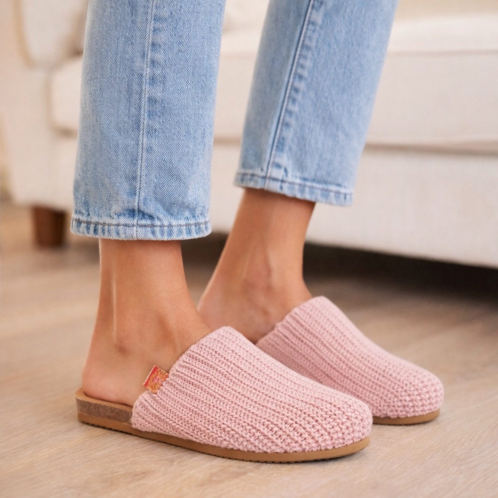 Danskin Blush Knit Slip-Ons